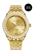 Piazza di Spagna, Roma ll / President Bracelet, Gold Color, Swiss Movement.