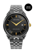 Basilica di San Pietro ll / Ceramic Bracelet, Black Color, Swiss Movement.