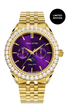 Cinque Terre ll / President Bracelet, Gold Color, Swiss Movement.