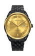 Piazza del Duomo, Milano ll / President Bracelet, Black Color, Swiss Movement.