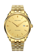 Piazza di Spagna, Roma / President Bracelet, Gold Color, Swiss Movement