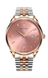 Trulli / President Bracelet, Silver & Rose Gold Color, Swiss Movement.