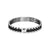 Piazza Navona - President Bracelet / Silver & Black